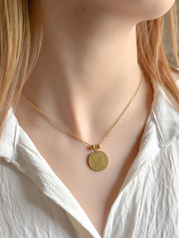 Collier Pendentif Louiza en Acier Inoxydable P006817