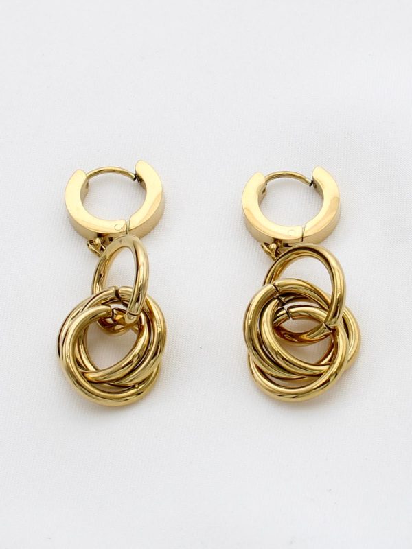 Boucles Anneaux Entrelacés P011419
