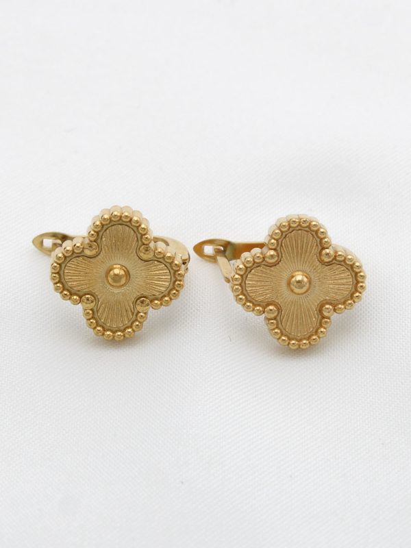 Boucles d’oreilles TREFLE – Le Charme Porte-Bonheur P011542