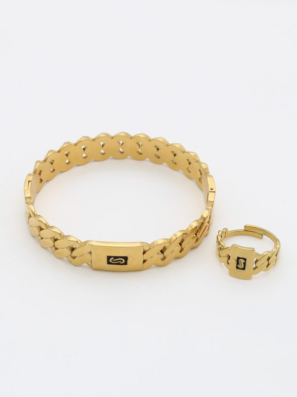 Bracelet et Bague Monaco – Chic Intemporel P011544