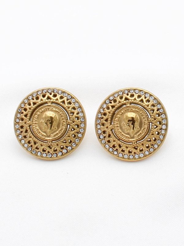 Boucles d’oreilles Louiza – Motif circulaire élégant P012035