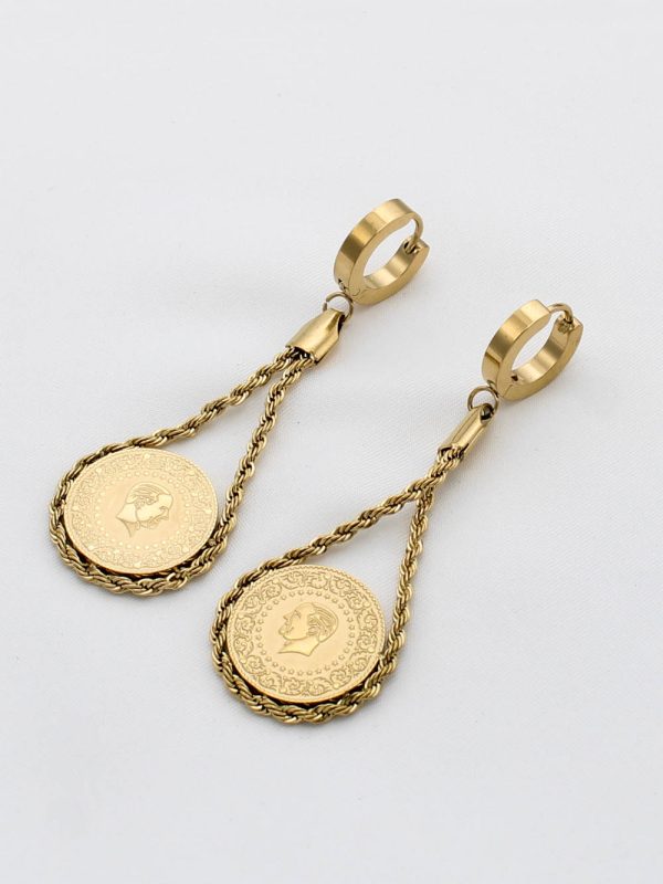 Boucles motif Louiza – Longues et pendantes P012315